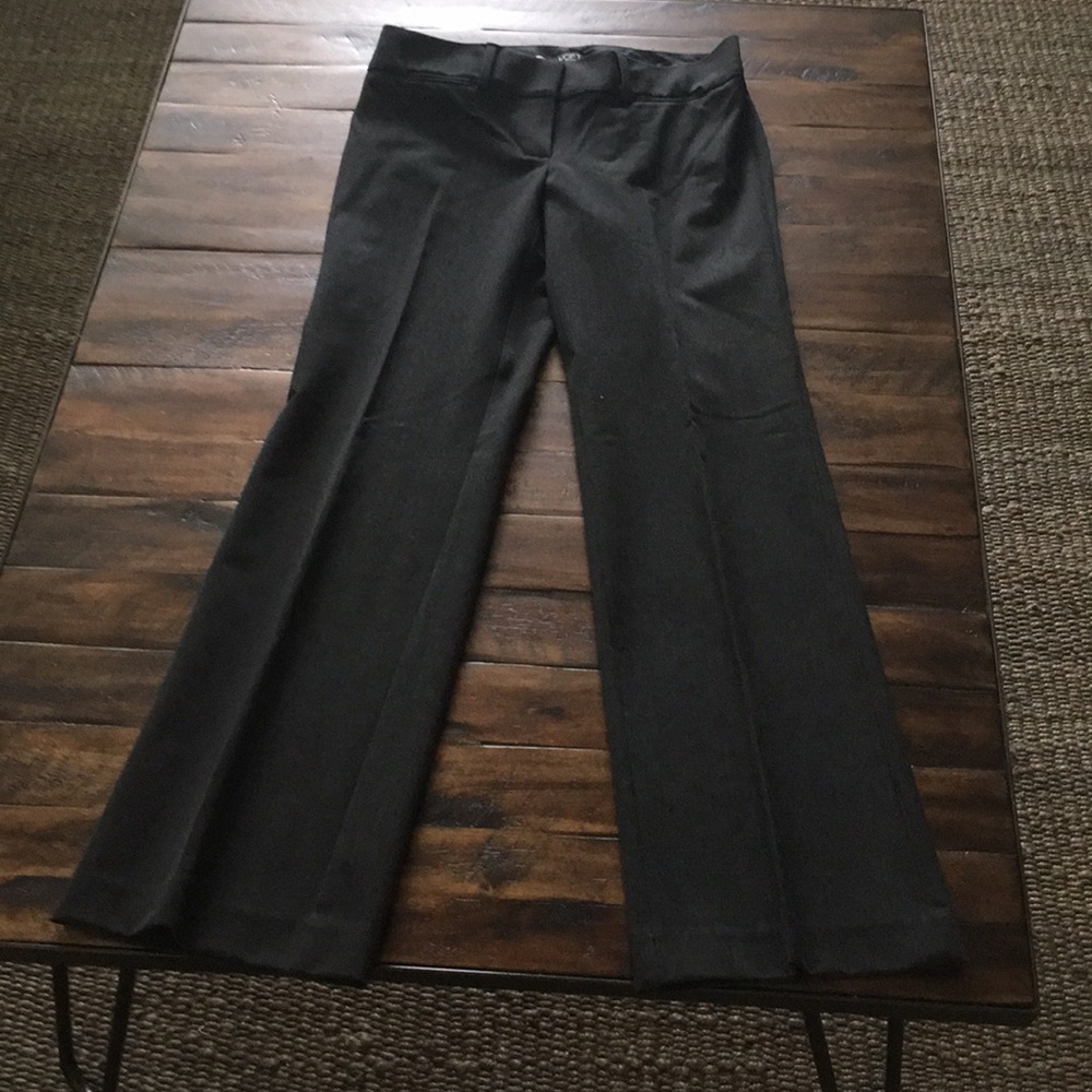 Smooth and stretchy, straight fit with mid-rise